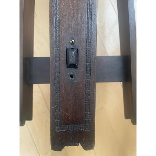 Wood Arts and Crafts Side Table/ Stand For Sale - Image 7 of 12
