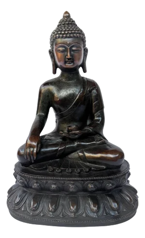 Chinese Bronze Figure of Shakyamuni Buddha Earlier 20th Century or Older