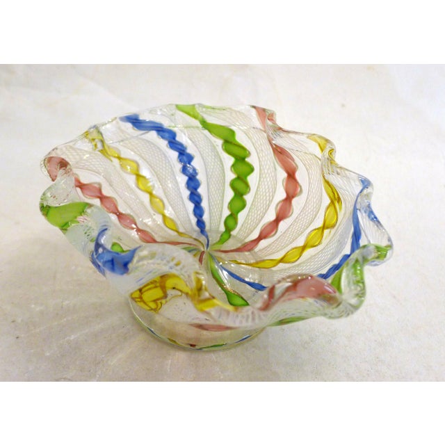 Small Vintage Murano Glass Bowl, 1960s For Sale - Image 11 of 13