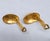 Vintage Signed Alexis Kirk Oval Goldtone Faux-Tiger's Eye Clip Earrings- 2 Pieces For Sale - Image 9 of 9