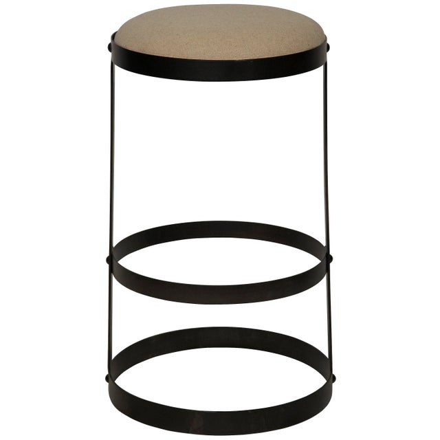 Noir NOIR Dior Bar Stool in Black Metal For Sale - Image 4 of 4