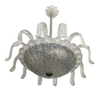 Medusa Ceiling Light attributed to Barovier & Toso, 1950s For Sale