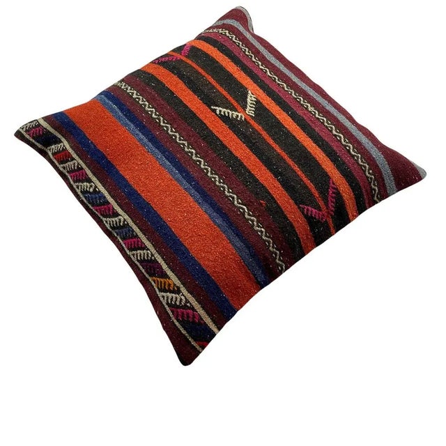 Unique Kilim Cushions, these are made from old handmade kilims, often Turkish ones, best quality fabric backing with a...