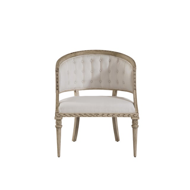 Swedish Wave Rim Occasional Chair For Sale