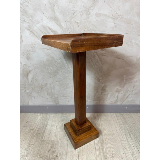 Wood Art Deco Plant Stand, 1930s For Sale - Image 7 of 9