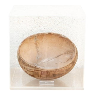 Ancient Pre-Columbian Encased Terracotta Bowl For Sale