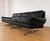 Vintage Danish Four-Seater Sofa in Black Leather and Chrome from Svend Skipper For Sale - Image 3 of 11