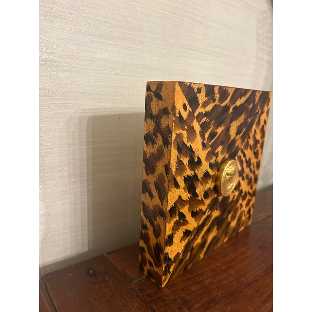 Grand Tour Faux Painted Tortoise Panel With Gilded Grand Tour Intaglio For Sale - Image 3 of 4