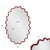 Cloud Mirror Burgundy For Sale - Image 9 of 11