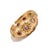 Contemporary Golden Sunburst Multi Gemstone Adjustable Ring, Size 4 For Sale - Image 3 of 9