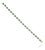 2.68ct Emerald & 1.56ct Diamond Mexican Bracelet 14k Gold Fine Jewelry For Sale