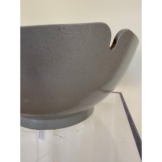 Contemporary Tang HKG Gray Decorative Bowl For Sale - Image 3 of 4