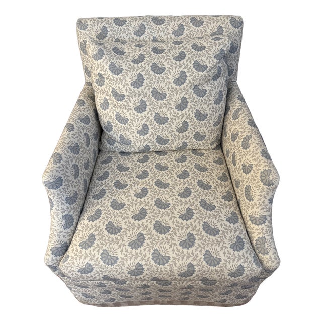 Lee Industries Swivel Chair, Attributed For Sale