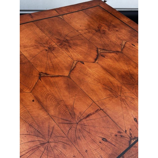 Brown Oyster Veneer Chest of Drawers with Original Brass Handles from William & Mary For Sale - Image 8 of 18