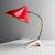 Red Table Lamp with White Crows Foot by Cosack, Germany, 1950s For Sale - Image 12 of 14