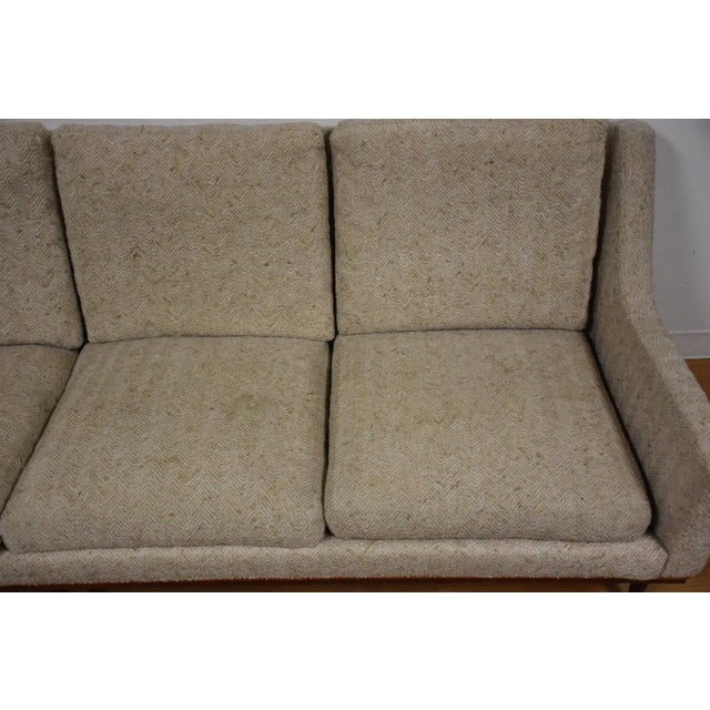 Milo Baughman Beige Sofa For Sale In Boston - Image 6 of 10