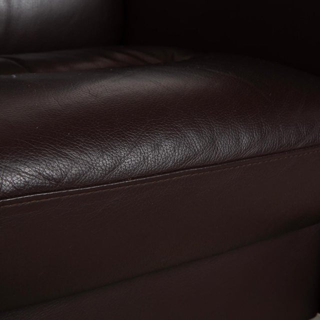 Wave Leather Three-Seater Sofa from Stressless For Sale - Image 11 of 17