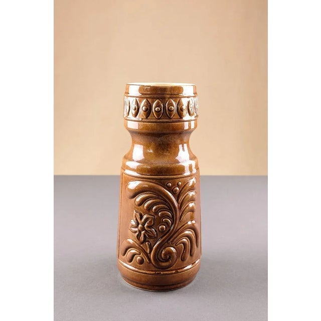 Vintage Ceramic Vases from VEB BKK, 1970s, Set of 2 For Sale - Image 4 of 12