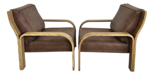Walter Knoll Lounge Chairs - A Pair