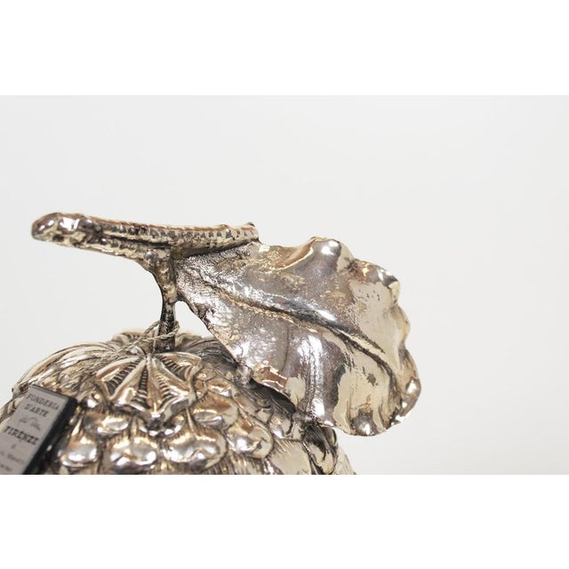 Metal Silver Plated Acorn Ice Bucket by Mauro Manetti for Fonderia d'Arte, 1970s For Sale - Image 7 of 8