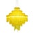 Plastic Yellow Resin Chandelier by Jacopo Foggini For Sale - Image 7 of 7