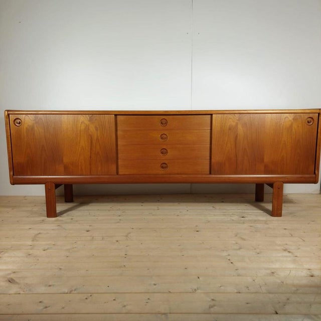Mid-Century Modern Sideboard in Teak by H.W. Klein for Bramin, 1960s For Sale - Image 6 of 10