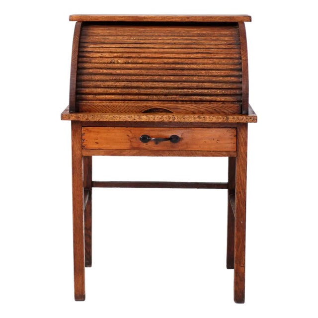 Antique Child's Roll-Top Secretary Desk For Sale