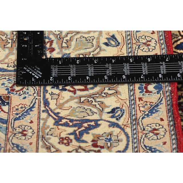 Vintage Persian Tudeshk Nain Rug - 03'06 X 05'09 For Sale In Dallas - Image 6 of 9