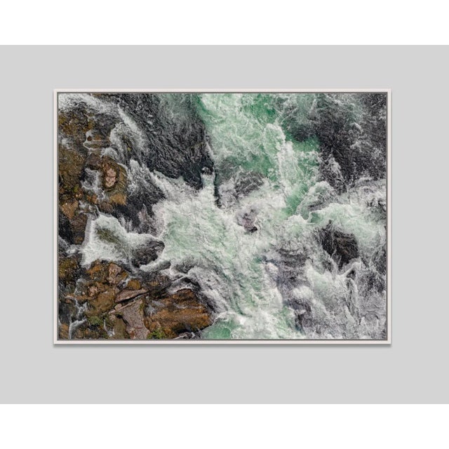 "AV_Rhine_Falls_053" Contemporary Aerial View Limited Edition Photograph by Bernhard Lang For Sale - Image 4 of 6
