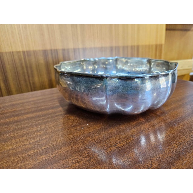 Silver-Plated Fruit Bowl, 1990s For Sale - Image 5 of 9