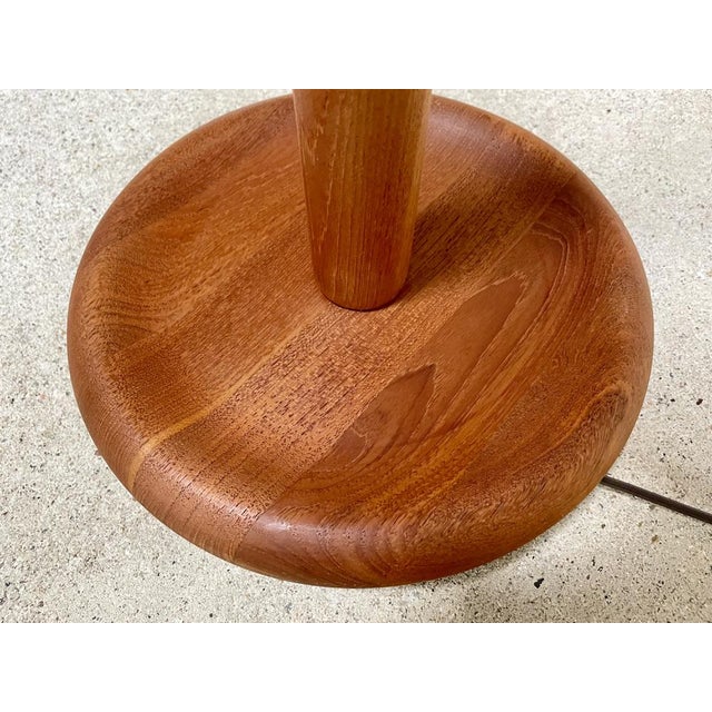 Floor Lamp in Solid Teak with integrated Uplight from Domus, 1960s For Sale - Image 4 of 18