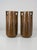 Brown Vintage French Glazed Ceramic Model 244 Vases from Denbac, 1930s, Set of 2 For Sale - Image 8 of 9