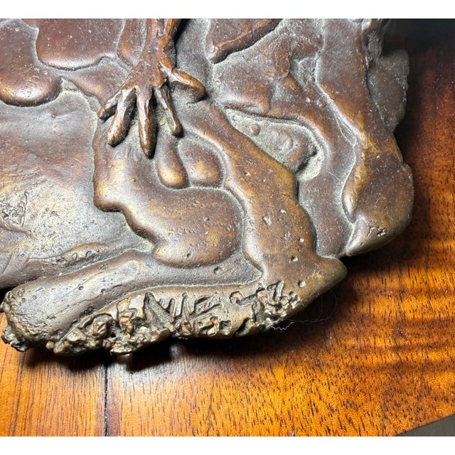 1980s Large Vintage Scott Jarvie 20th Century Bronze Wood Waterfall Statue Sculpture For Sale - Image 5 of 16