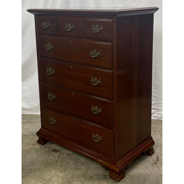 Vintage Harden Furniture Traditional American Cherry Chest of Drawers