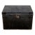 Antique Leather Stage Coach Traveling Trunk For Sale