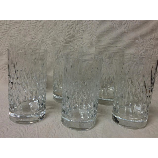 Transparent 1990s Rogaska Crystal Stacatto Highball Tumblers- Set of 6 For Sale - Image 8 of 13