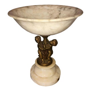 French Marble and Bronze Pedestal For Sale