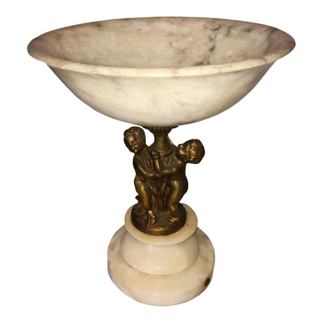 French Marble and Bronze Pedestal For Sale