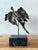 Mid-Century Modern Vintage Bronze Flying Angle Sculpture For Sale - Image 3 of 12