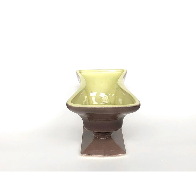 Brown 1950s Mid-Century Modern Pottery Planter For Sale - Image 8 of 13