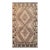 Handwoven Vintage Kilim Rug in Beige, Brown and Soft Gray, 9.6 X 16.1 Ft For Sale