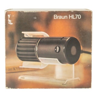 Vintage HL70 Table Fan by Reinhold Weiß & Jürgen Greubel for Braun, 1970s For Sale