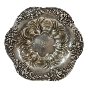 Antique Gorham Martelé Art Nouveau Sterling Silver Fruit Bowl