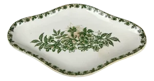 Early 20th Century Denise Ironstone Ravier in Green by St Amand, 1920s