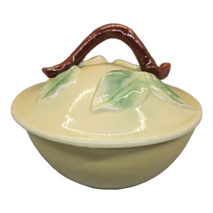 Vintage California Pottery Belmar Usa Pottery Pear Bowl