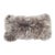 Gray Modern Mongolian Lamb Fur Single Side Pillow For Sale