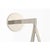 Divina 19" Floating Bowl Sconce in Polished Nickel with Alabaster Designer: Barbara Barry Finish: Polished Nickel Height:...