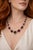 Late 20th Century Bochic “Capri” Vintage Natural Ruby, White Topaz & Peridot Necklace Set in 18K G For Sale - Image 5 of 14