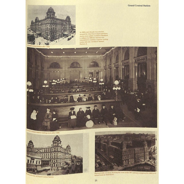 White "Grand Central Terminal: City Within the City" 1982 Nevins, Deborah For Sale - Image 8 of 9