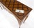 Late 20th Century Parquetry Inlay Top Cabriole Leg Scallop Ornament Chestnut Console Sofa Table For Sale - Image 5 of 13